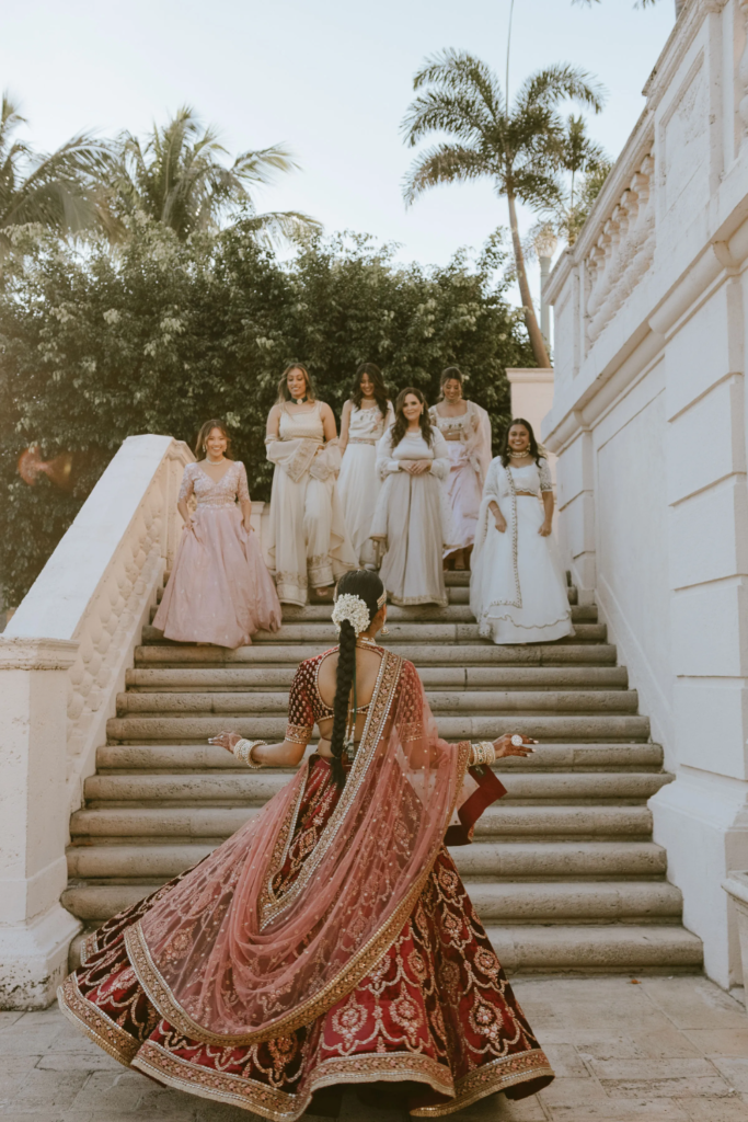 A bangle bar, Punjabi music & more: Inside this New York-based influencer’s palatial Indian wedding in Miami