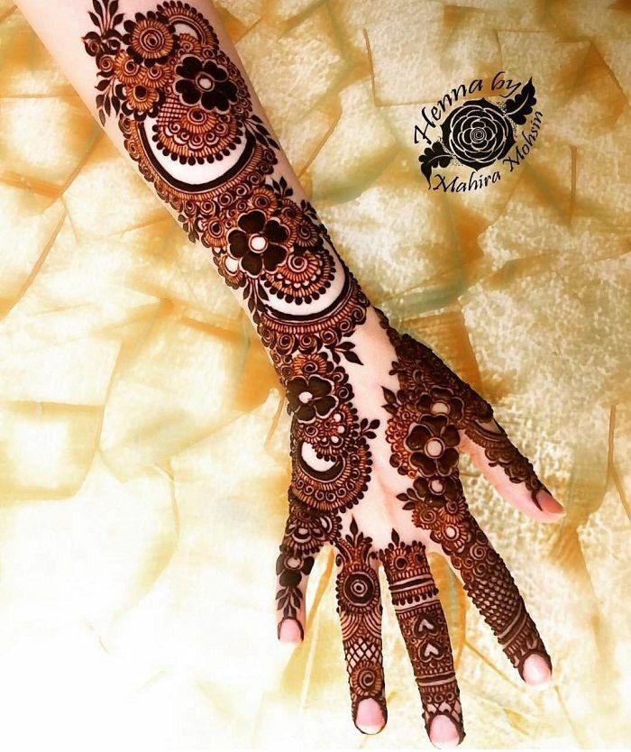 25+ Latest Full Hand Mehndi Designs For Eid 2021 – Glossnglitters