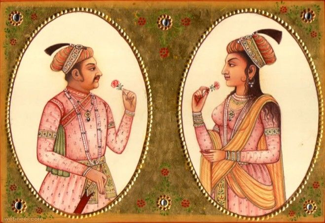 30 Beautiful Indian Mughal Paintings for your inspiration