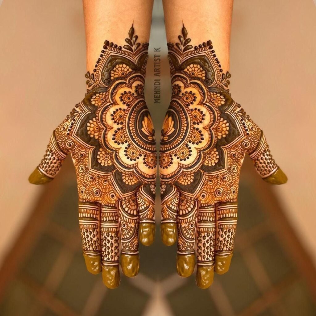 30+ Easy and Simple Mehndi Designs for Front Hand Adornments