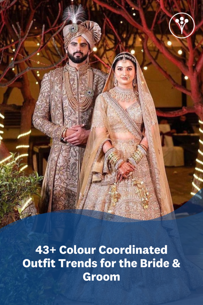 43+ Colour Coordinated Outfit Trends for the Bride & Groom