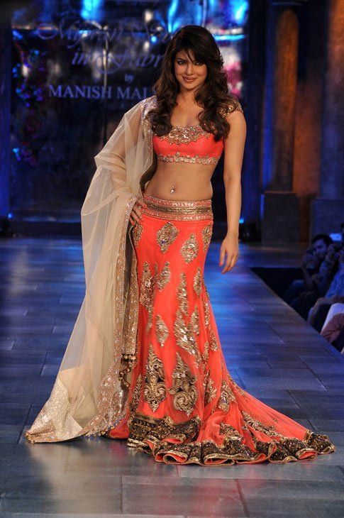 embroidered bridal lehenga