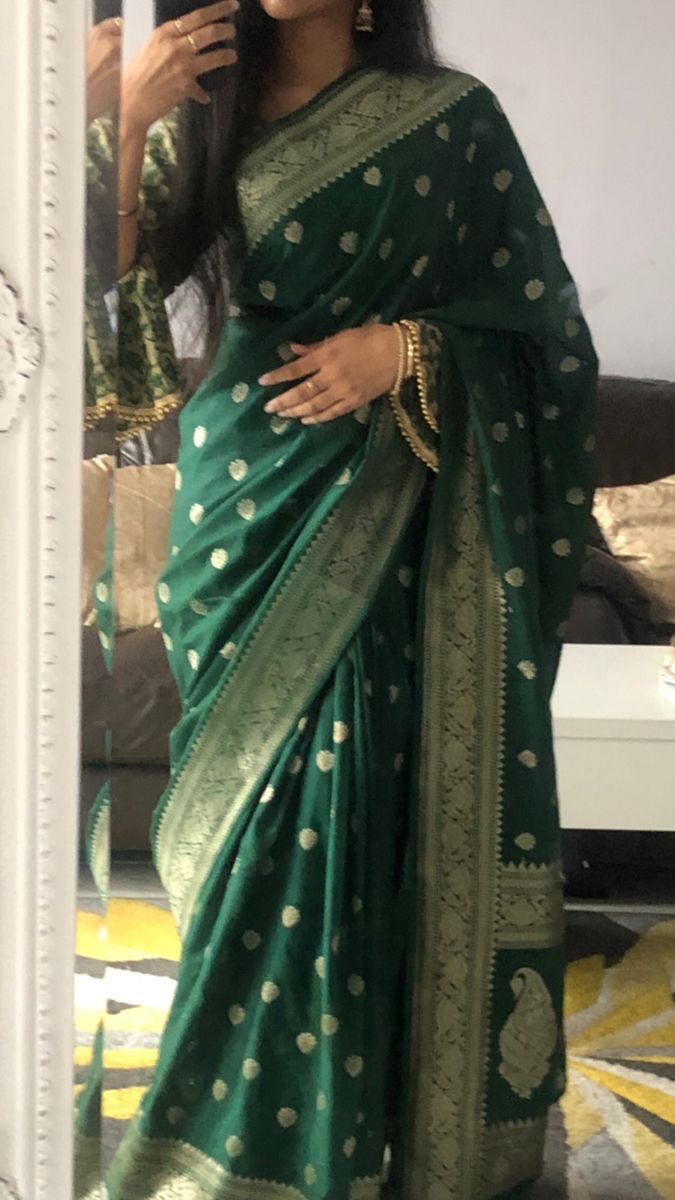 wedding saree look