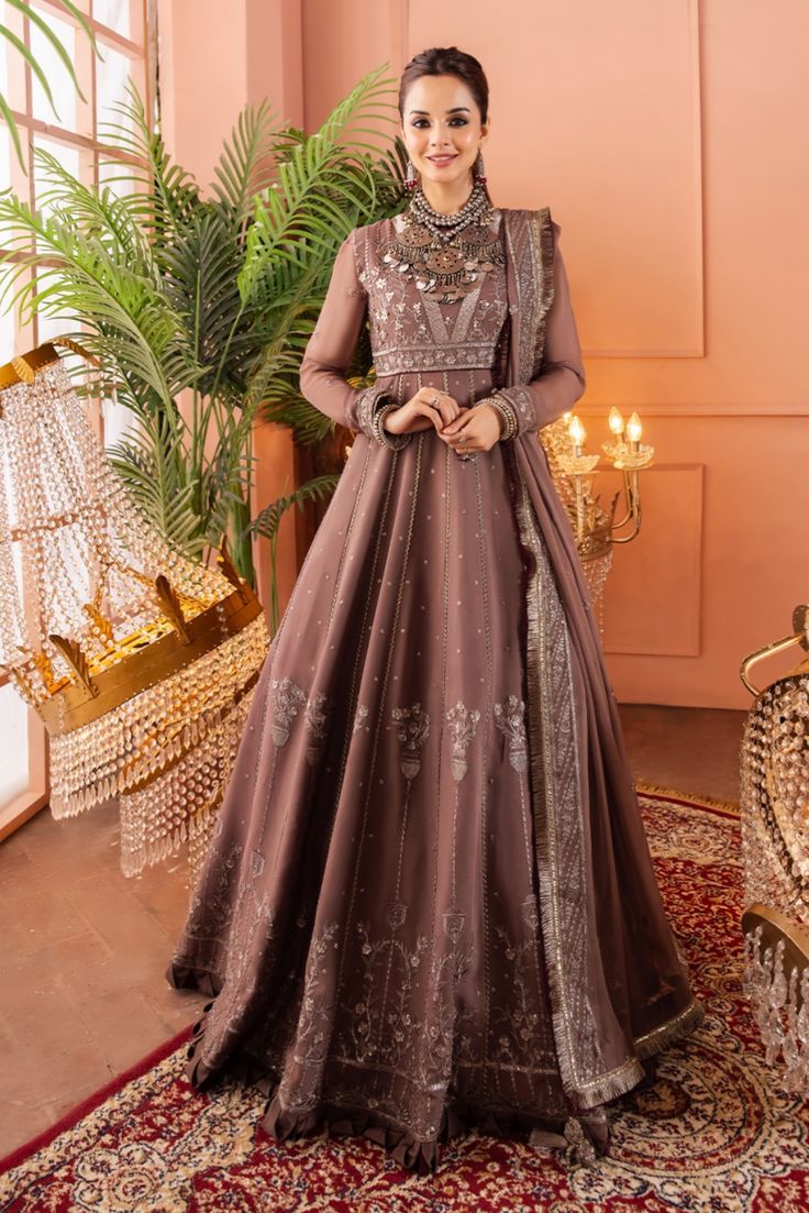 embroidered bridal lehenga