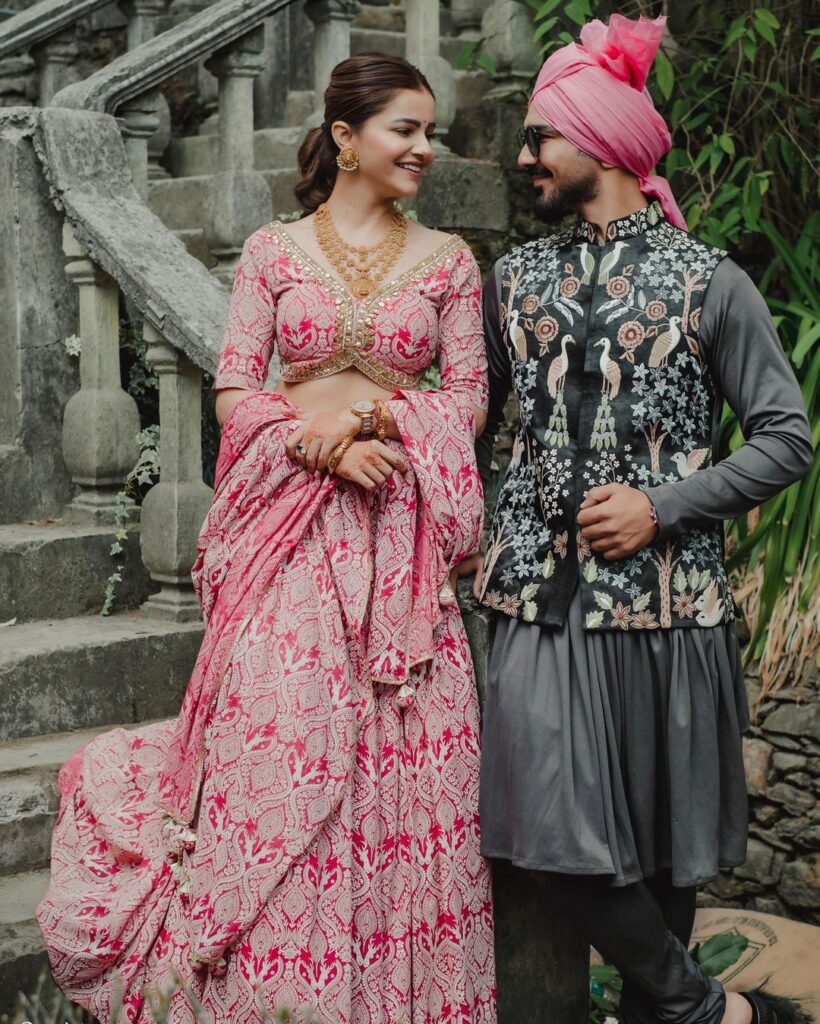 Abhinav Shukla-Rubina Dilaik Recreate Their Wedding Picture At Latter’s Sister, Jyotika’s Wedding