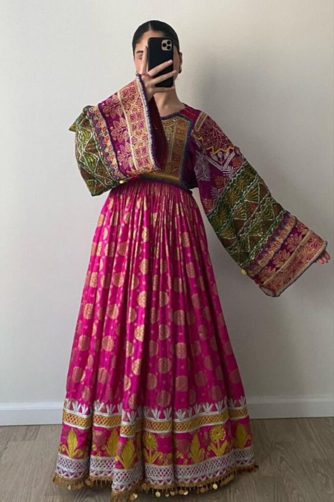 Afghan kuchi Traditional Handmade Dress