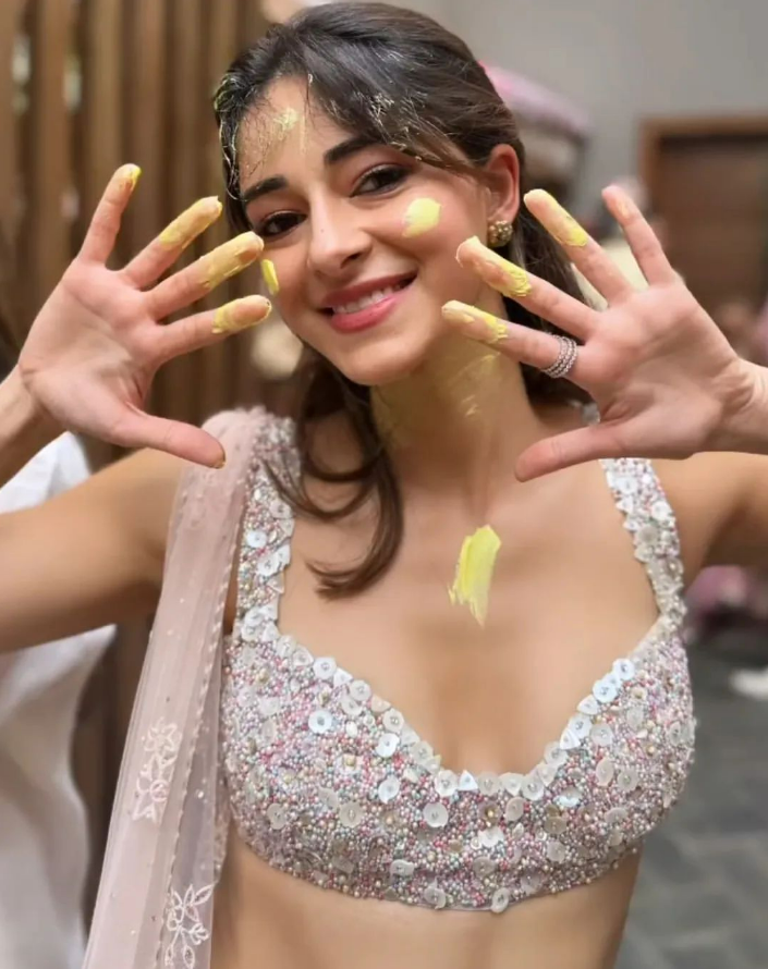 Ananya Panday Cousin Alanna Panday Haldi Ceremony Photos