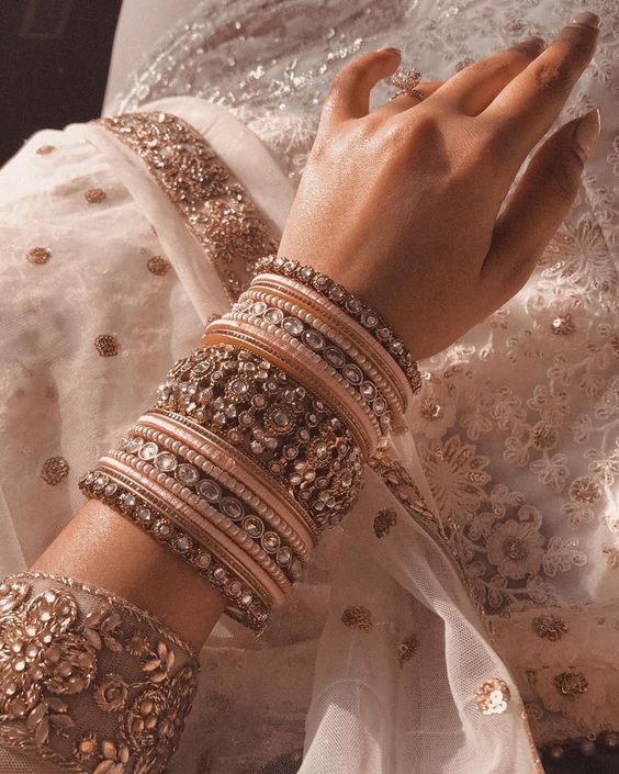 Baby Pink Indian Bangles