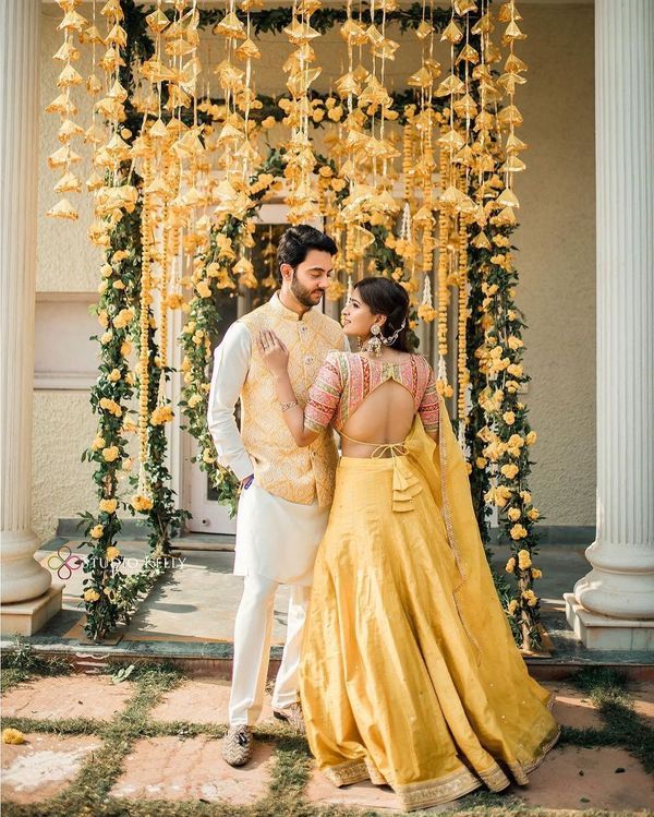 Background Haldi Ceremony Decoration Inspiration For Your Intimate Wedding