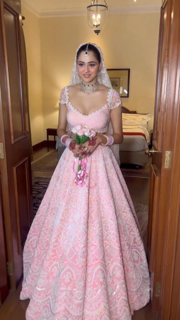 Barbie-Core: Pink Bridal Embellished Lehenga | Indian Wedding Dresses