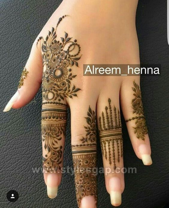 Beautiful Easy Finger Mehndi Designs 2023-2024 Styles