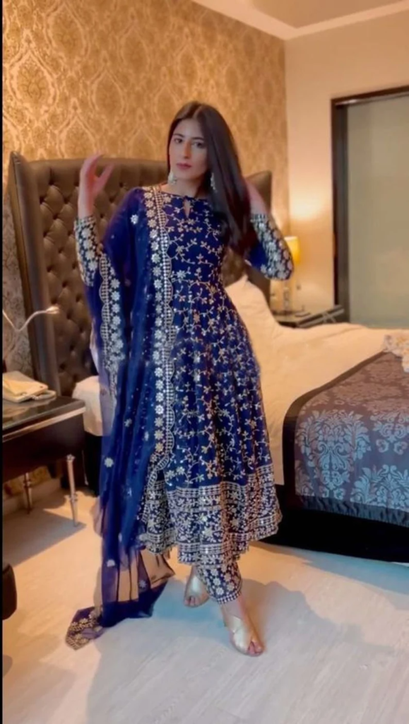 Beautiful Navy Blue Salwar Kameez Pakistani Anarkali Gown Party Wear Stitched Shalwar Suits Wedding Wear Bridesmaid Outfits With Dupatta – Etsy