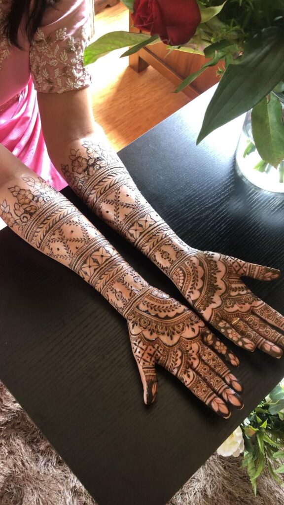 Beautiful bridal henna most recent designs