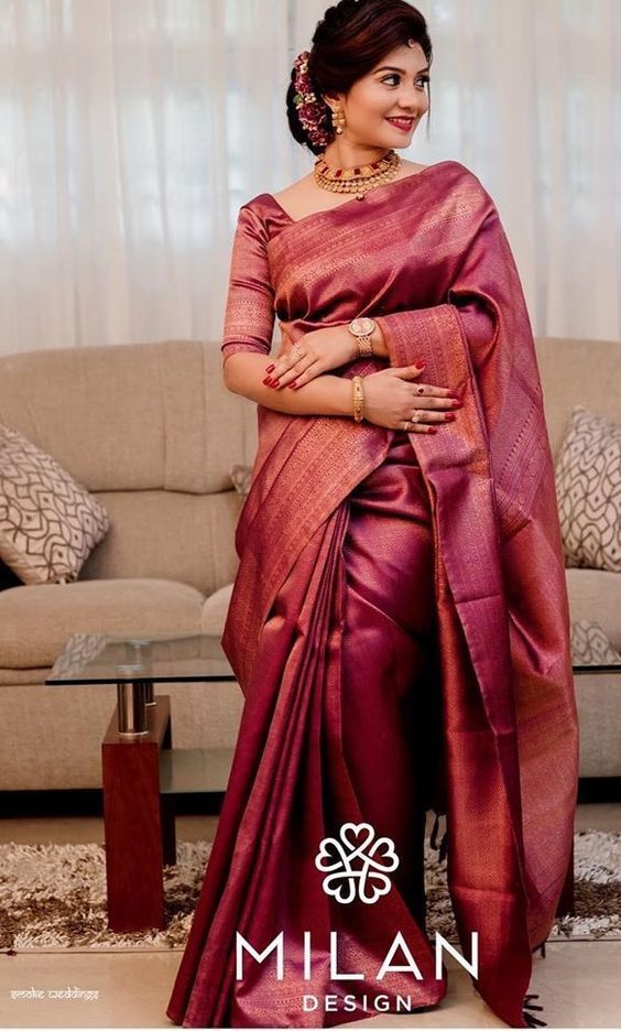 Best Kanjeevaram Silk Sarees for South Indian Brides