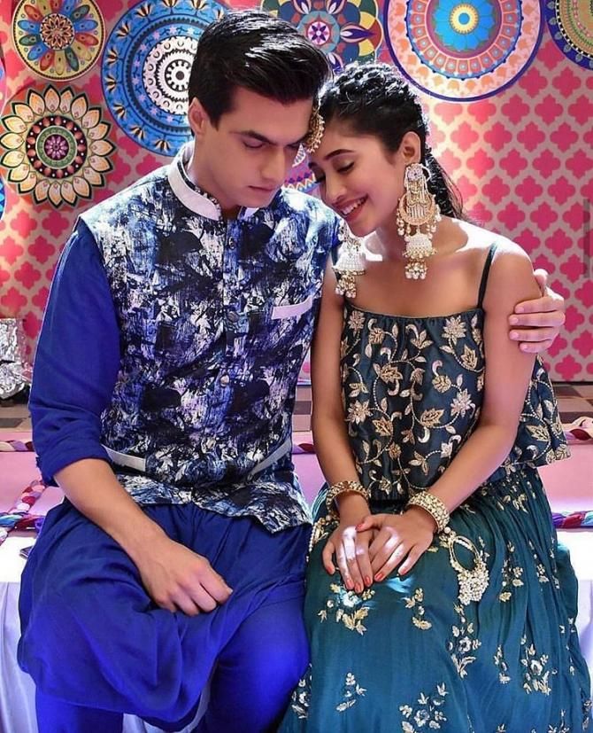 Best clicks of Mohsin Khan with his on-screen ladylove Shivangi Joshi | IWMBuzz