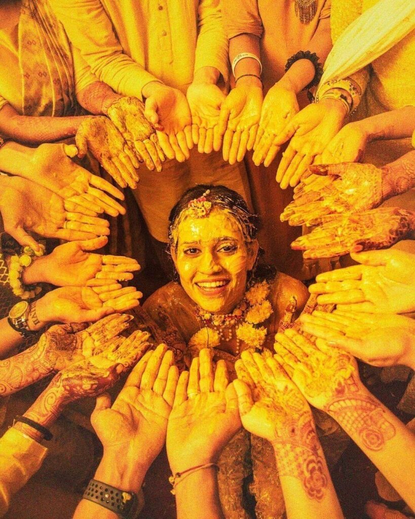 Best pose for haldi ceremony 🎑