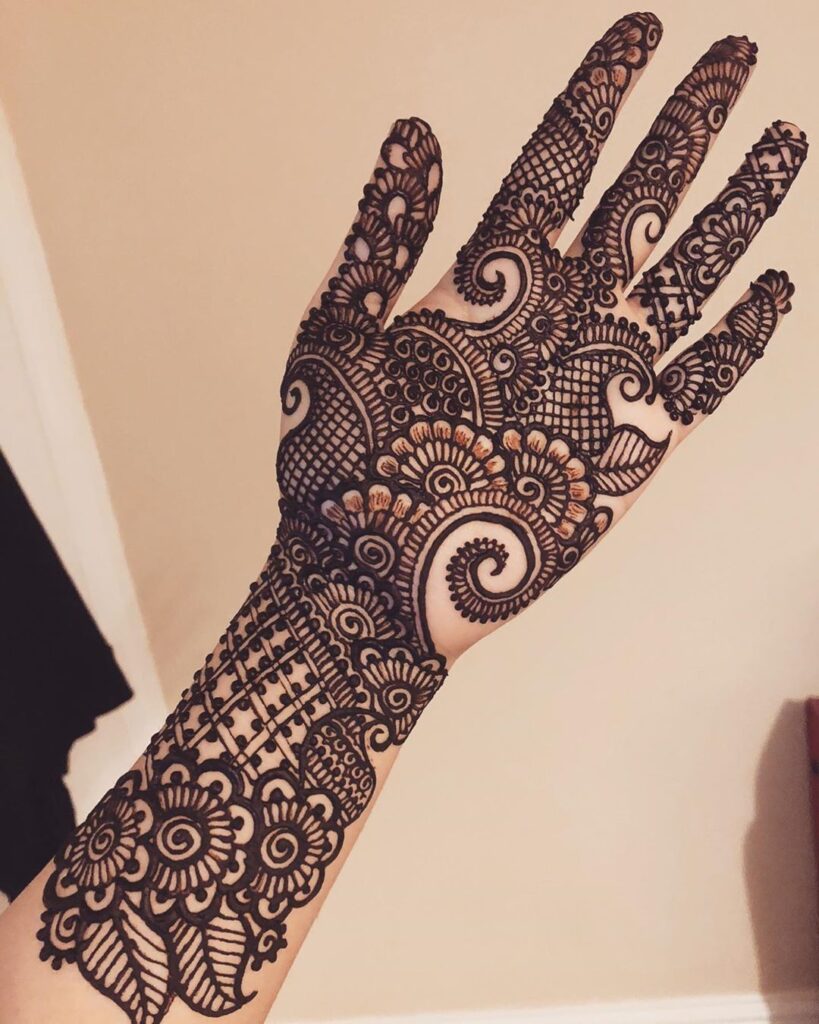 Bridal Black Henna or Mehndi | Mehndi Creation