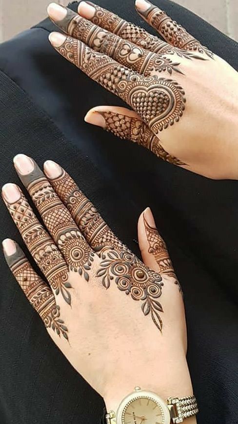 Bridal Heena Designs For Fingers | Threads – WeRIndia