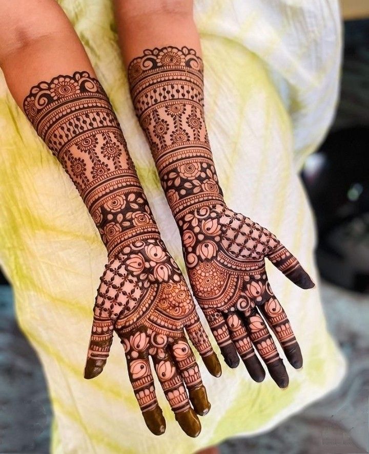 Bridal Henna Design For Bride!