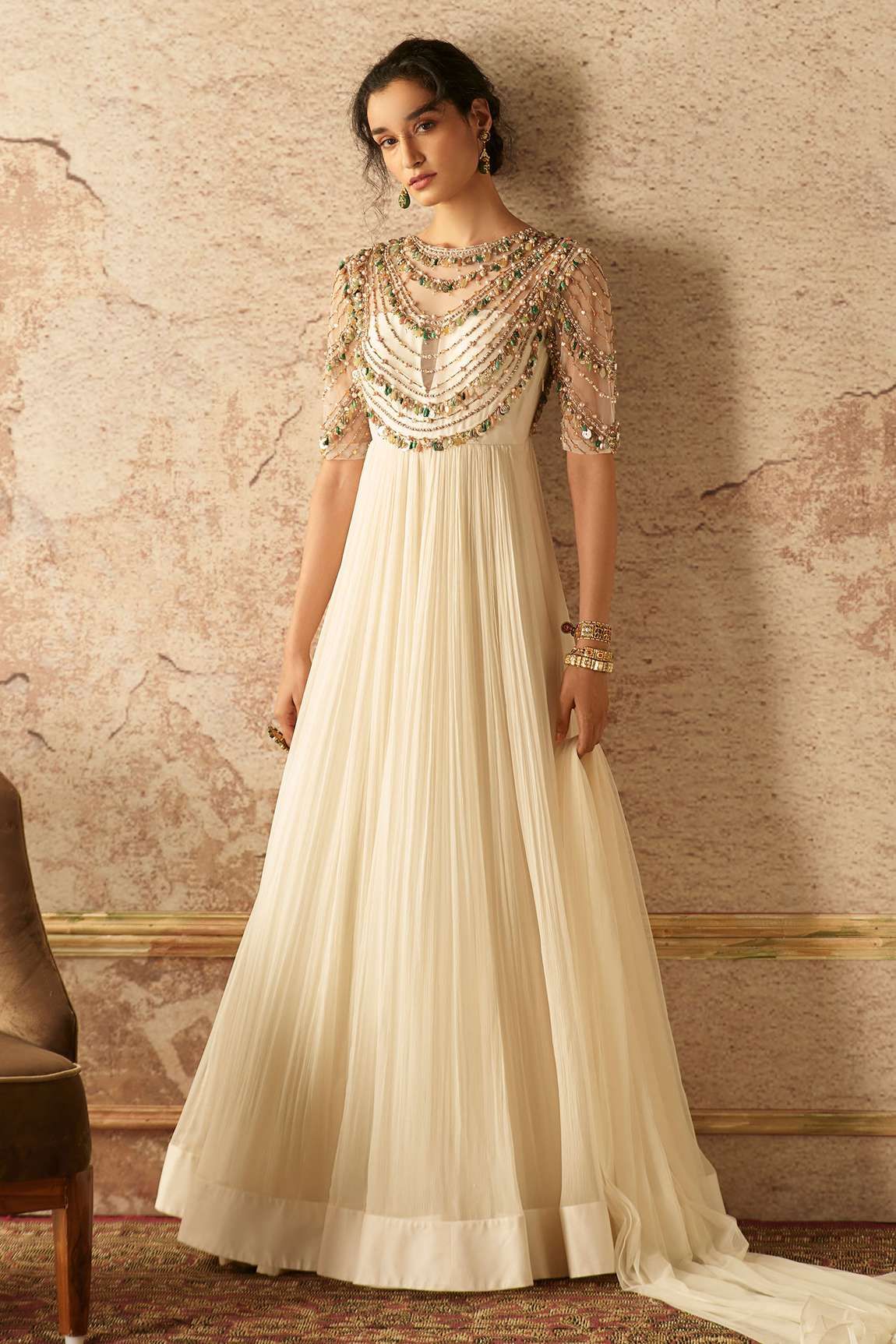 embroidered bridal lehenga