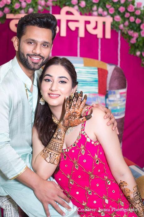 Celebrity couple mehendi ceremony