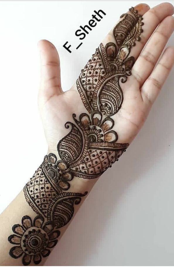 Concepteur simple arabe Mehndi Designs