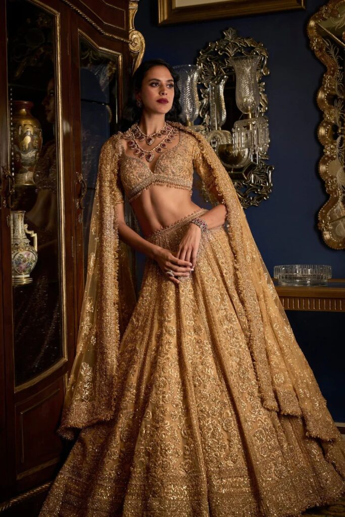 Copper Lehenga Set – 6 / Short