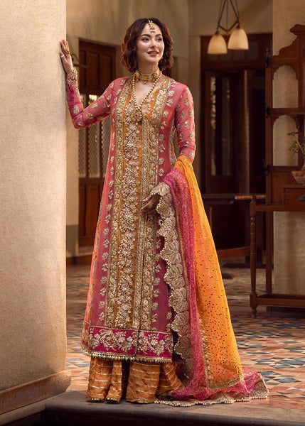 Crimson Mehndi Galore Aik Jhalak Wedding Collection