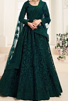 Deep Green Lehenga Choli