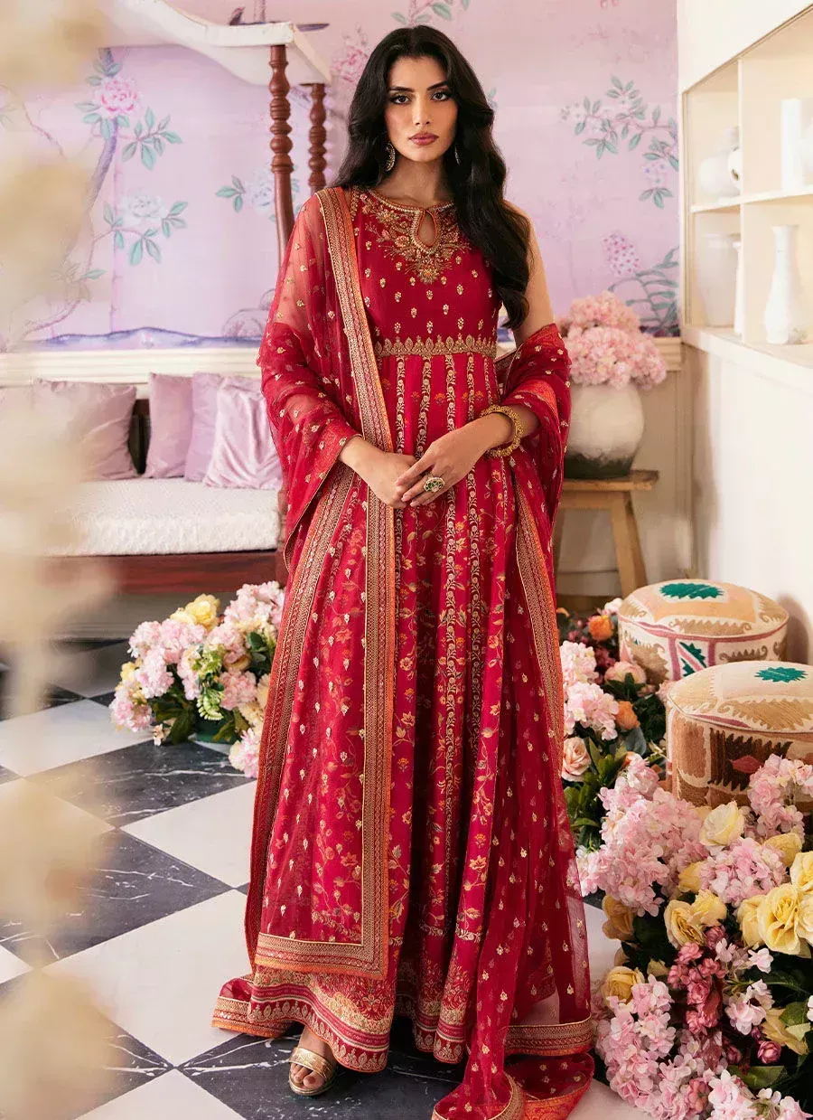 embroidered bridal lehenga