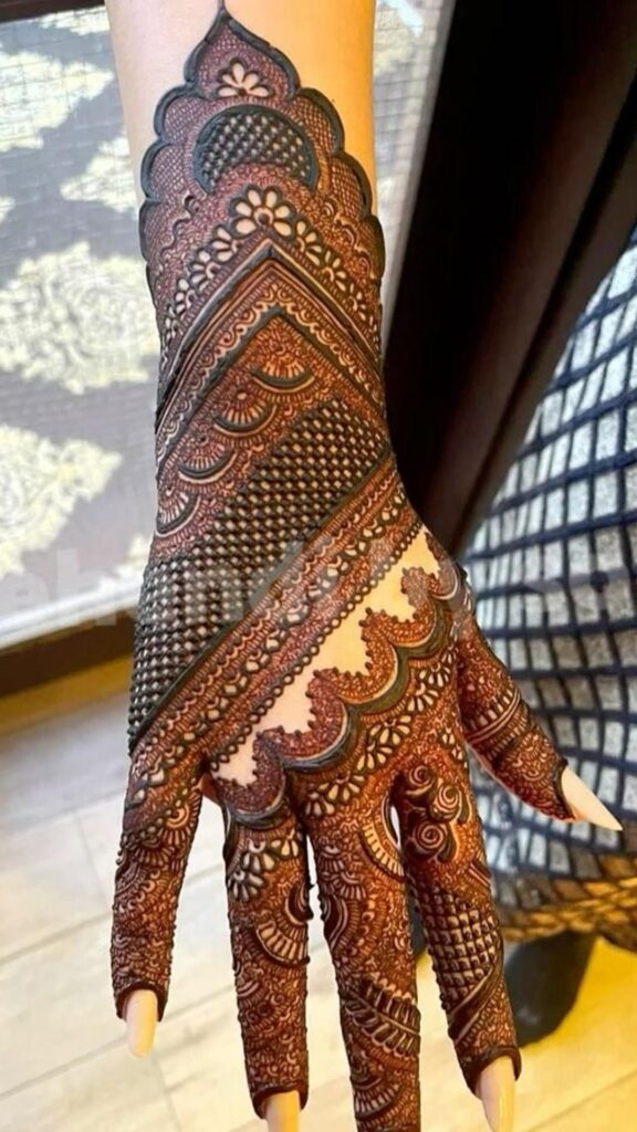 Easy mehndi design