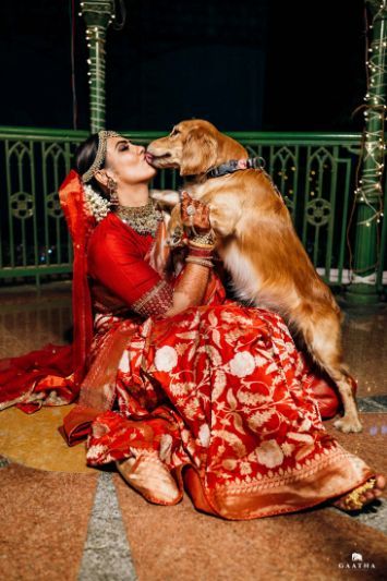 Eco Friendly Wedding in Mexico and Mumbai with lots of Puppy Love!