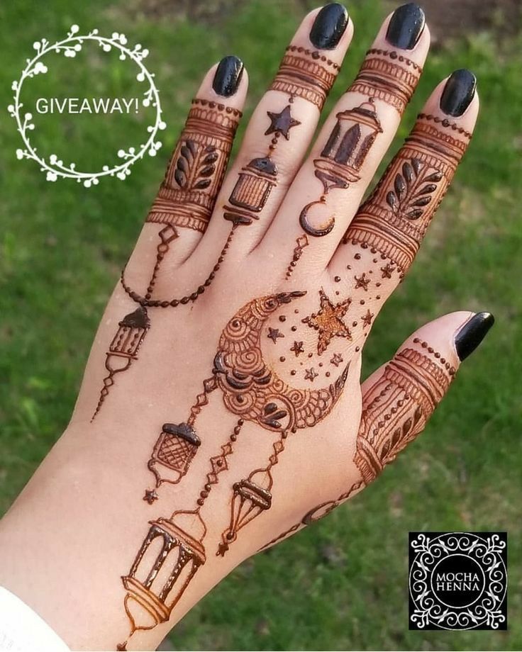 Eid Special Back Hand Mehndi Designs