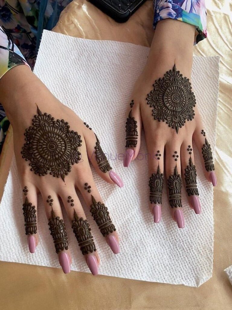 Elegant and Easy Finger Mehndi Designs