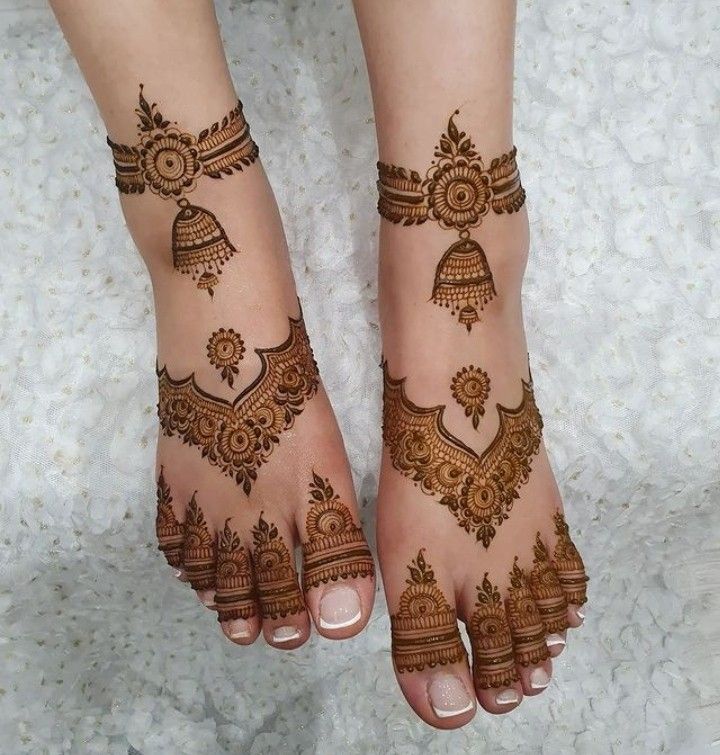 Feet Henna Design!