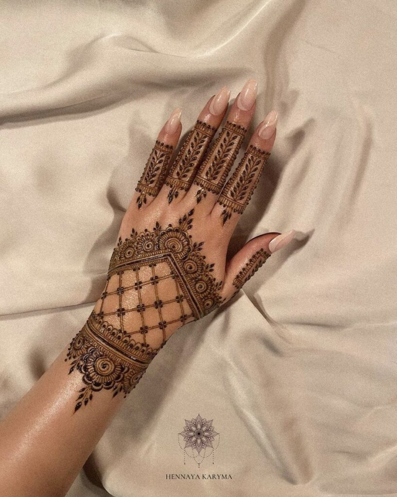 Floral Henna Design