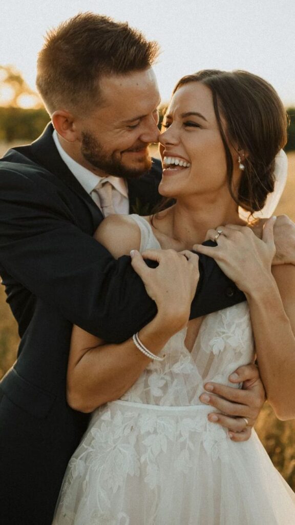 Golden Hour Bride & Groom Portraits