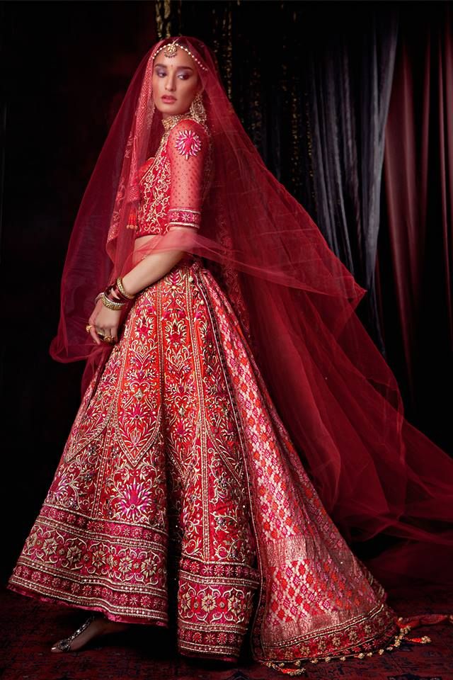 Gorgeous Bangladeshi, Indian and Pakistani Bridal Lehenga