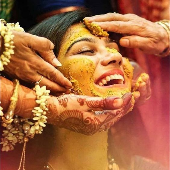 Haldi photography ideas