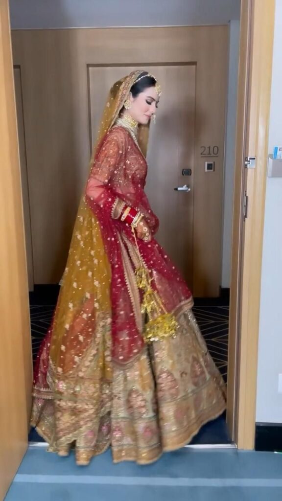 Indian Bride In A Stunning Lehenga!