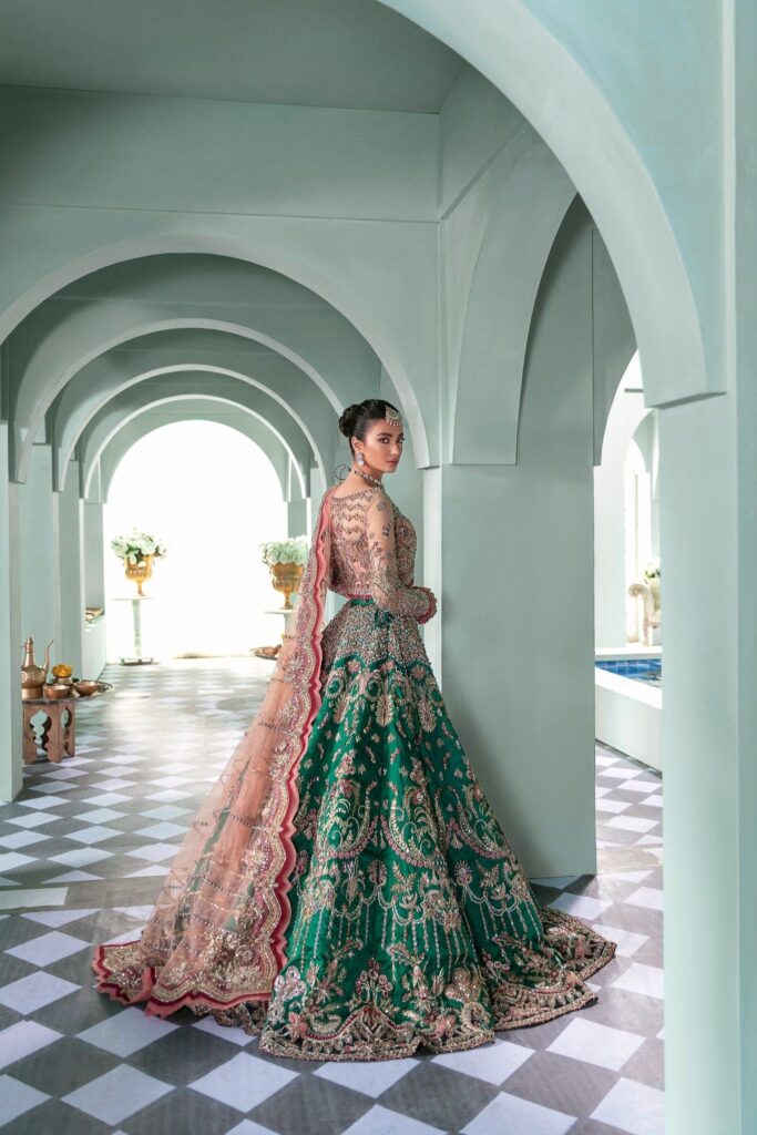 Indian Designer Bridal Lehenga Choli Dress #BN1165 – SMALL