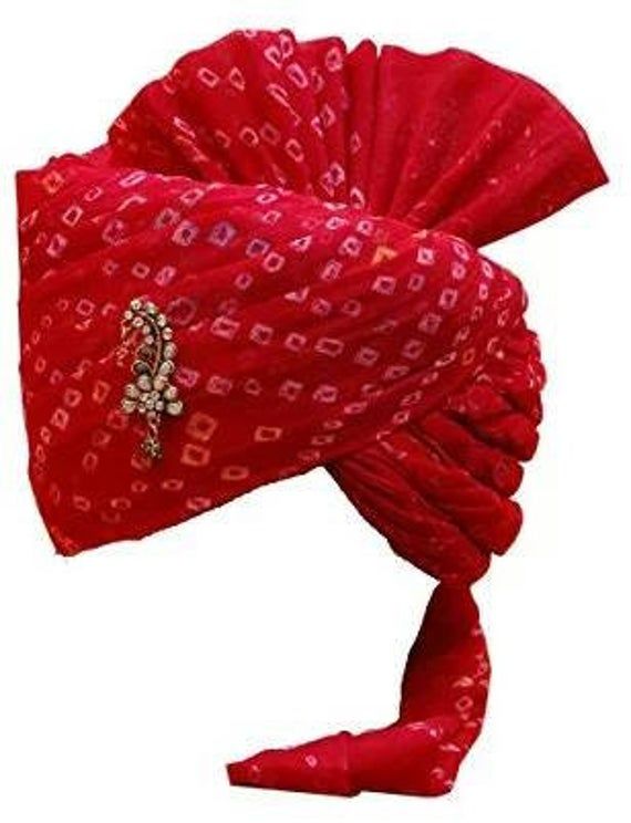 Indian Rajasthani Traditional  Popular Wedding Safa Men’s Cotton Wedding ,Cermany Occassion Head Wea