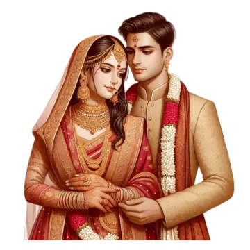 Indian Wedding Couple, Wedding Couple, Indian Groom And Bride, Wedding PNG Transparent Image and Clipart for Free Download