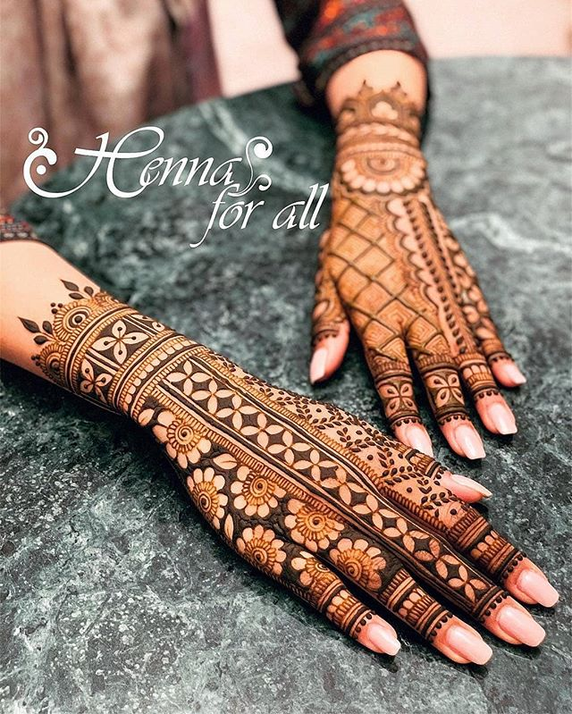 Instagramのスタイリッシュな一時的な刺青デザイン：「@hennaforallny #henna #hennafun #hennaart #hennainspire #hennainspo