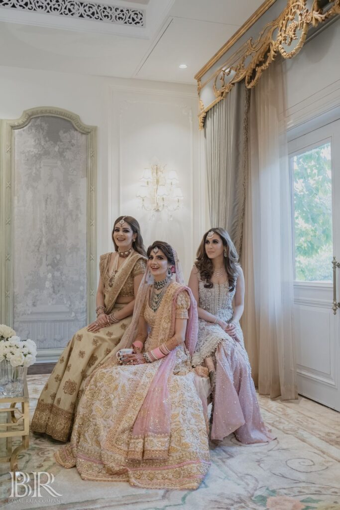 Intimate Wedding At The Bride’s Home With Some Stunning Bridal Outfits