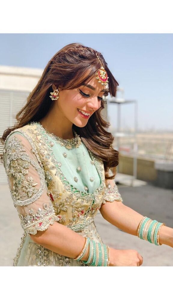 Iqra aziz suno chanda bridal dress