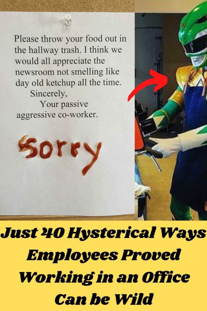 Just 40 Hysterical Ways Employees Proved Working in an Office Can be Wild