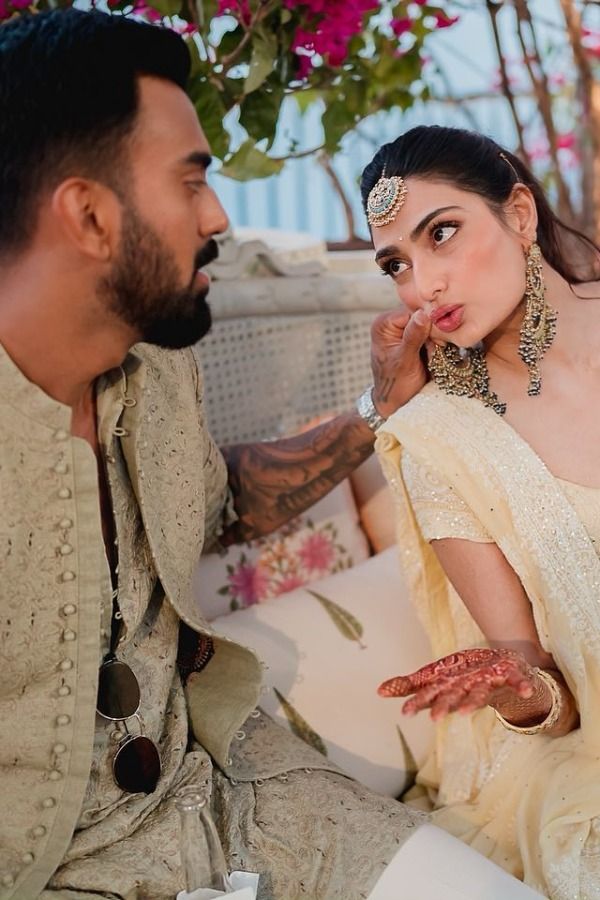 KL Rahul Pulls Athiya Shetty’s Cheeks In New Pictures