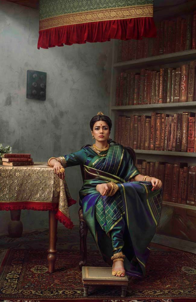 Kankatala envisions royal Queens from Andhra in their latest saree series