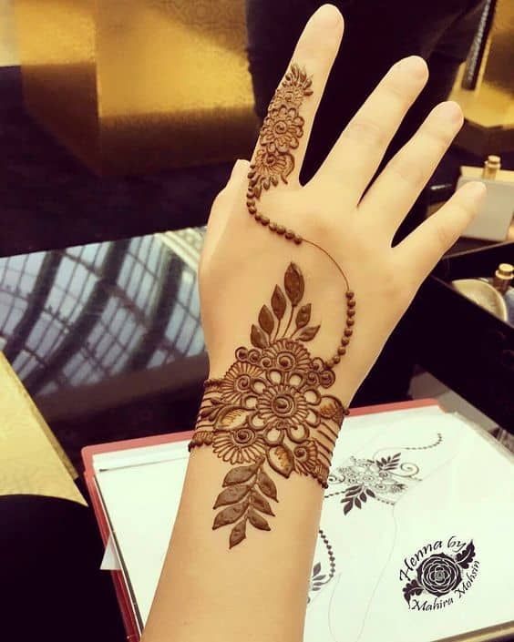 Latest 100 Mehandi design images for hands